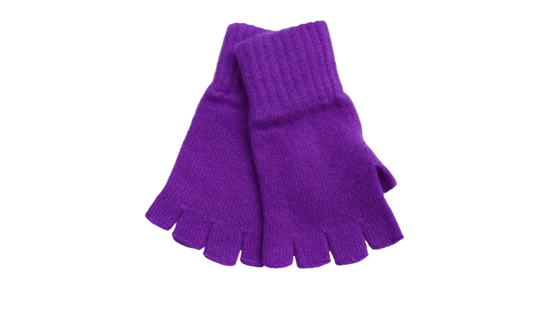 Cozy Cashmere Fingerless Gloves for Warmth & Style