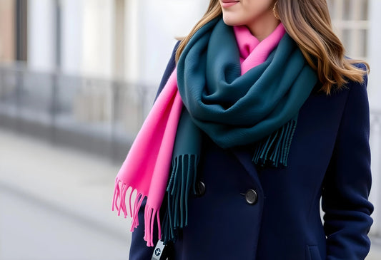 Why UK Fashionistas Choose Pink Cashmere Scarves