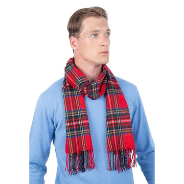 Scottish Cashmere Check Scarves - TCG London