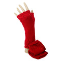 Scottish Cashmere Pointelle Wrist Warmers - TCG London