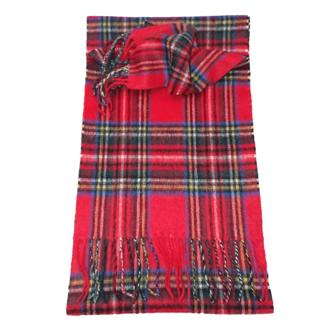 Scottish Cashmere Check Scarves - TCG London