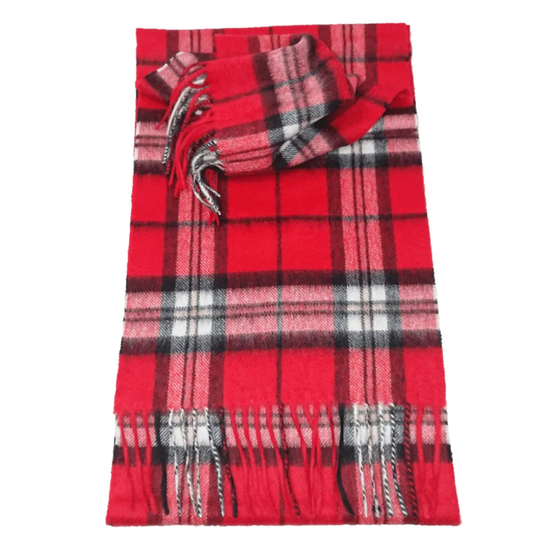 Scottish Cashmere Check Scarves - TCG London