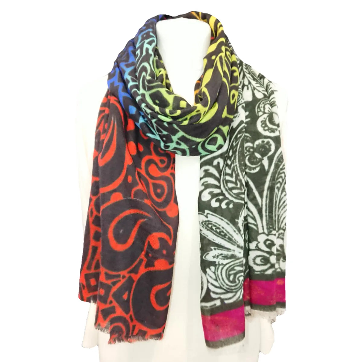 Printed Pashmina Stole for Women - TCG London