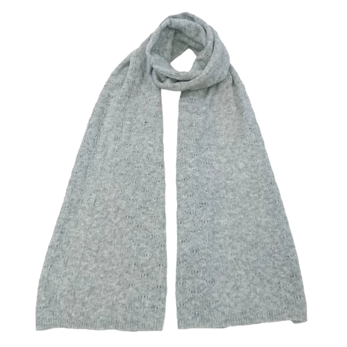 Scottish Cashmere Pointelle Knit Scarf - TCG London