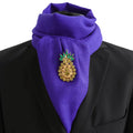 Swarovski Crystals Pineapple Lapel Brooch - TCG London