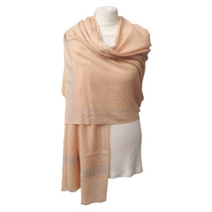 Pashmina Large Stole With Hand Applied Crystals