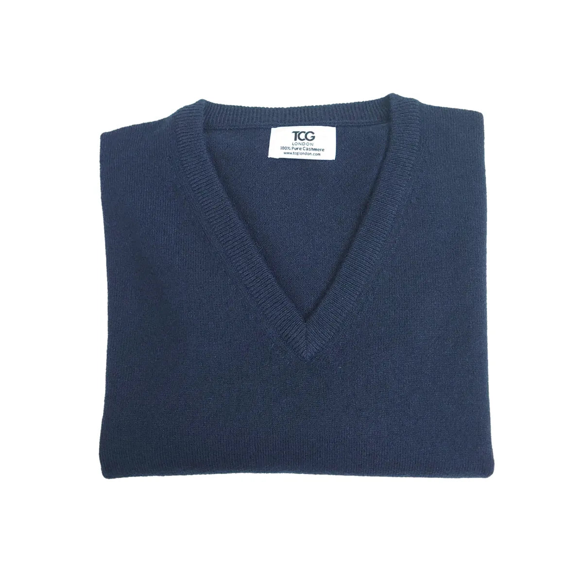 Classic Fit V-Neck Cashmere Jumper