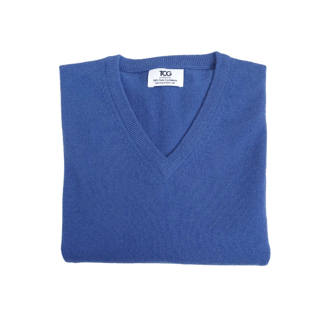 Classic Fit V-Neck Cashmere Jumper