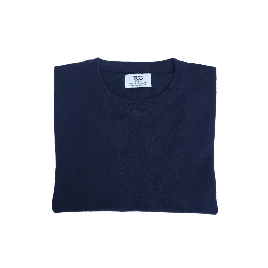 Classic Fit Round Neck Cashmere Jumper