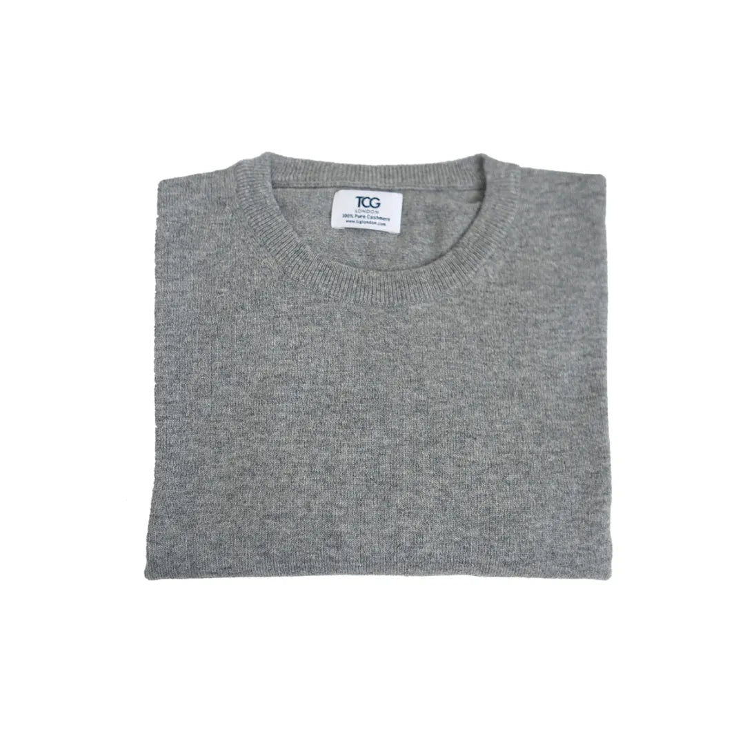 Classic Fit Round Neck Cashmere Jumper