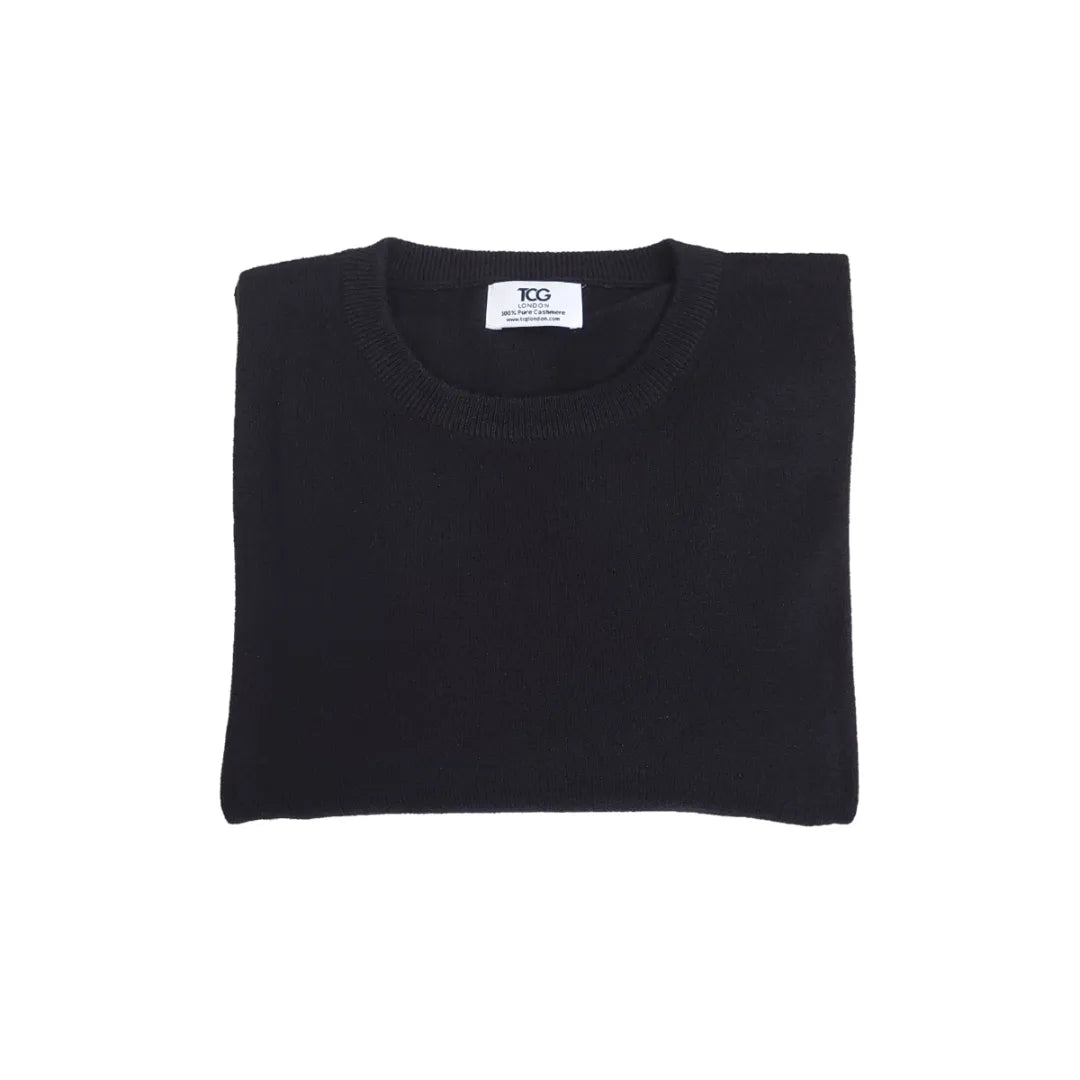 Classic Fit Round Neck Cashmere Jumper