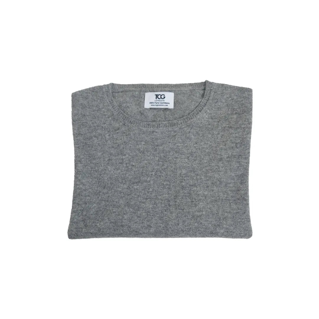 Classic Fit Round Neck Cashmere Jumper