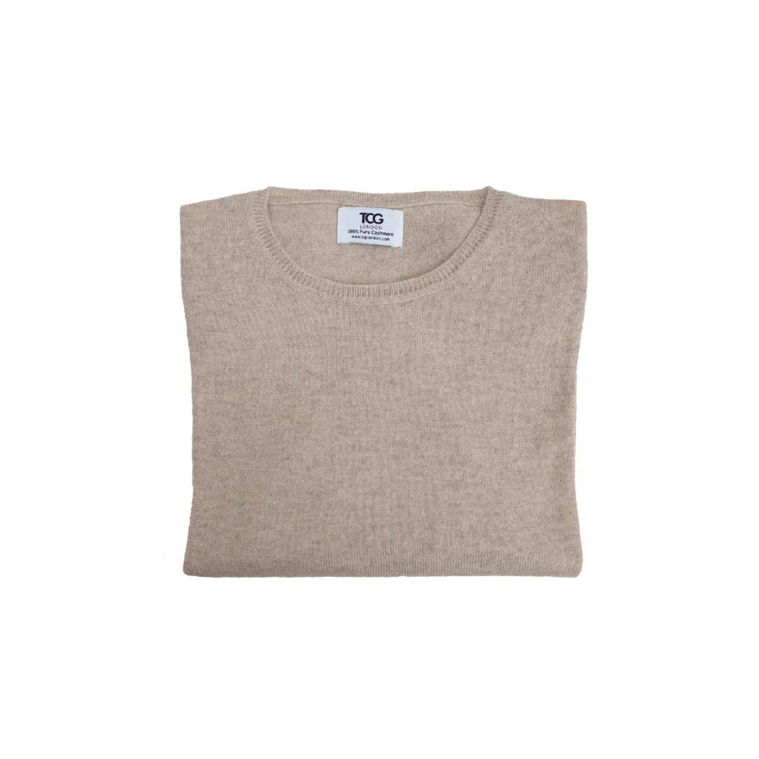 Classic Fit Round Neck Cashmere Jumper