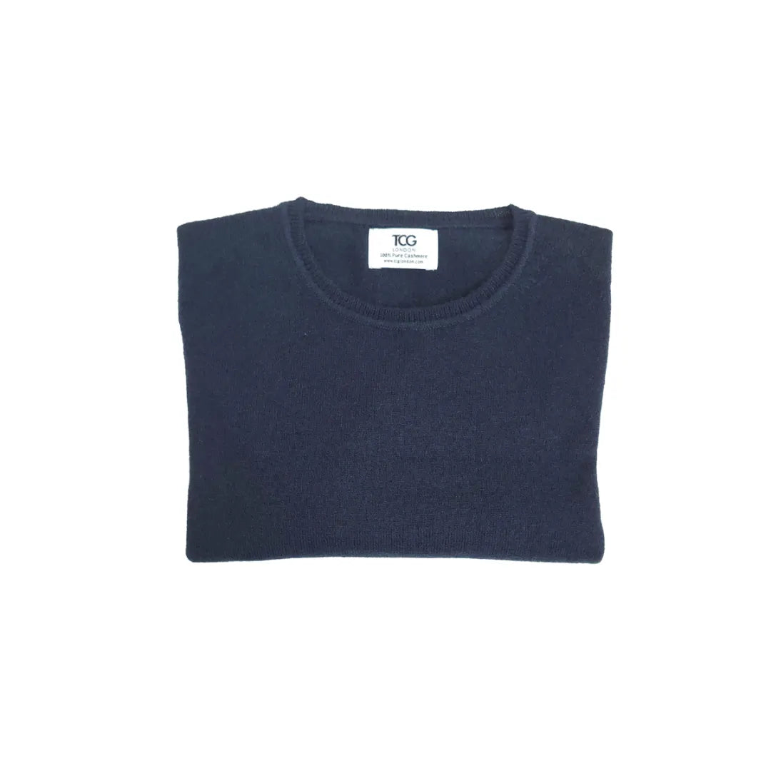 Classic Fit Round Neck Cashmere Jumper