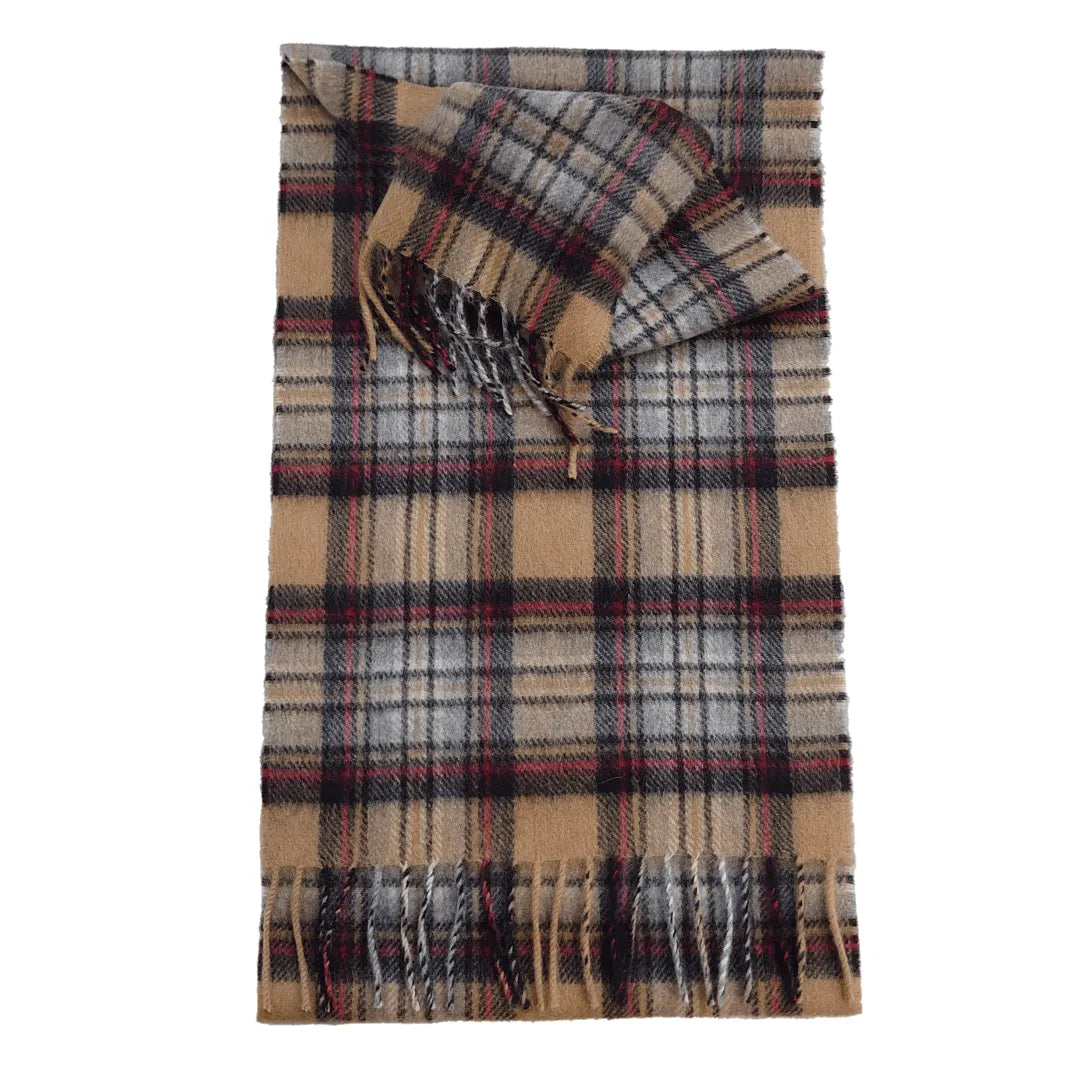 Scottish Cashmere Check Scarves - TCG London