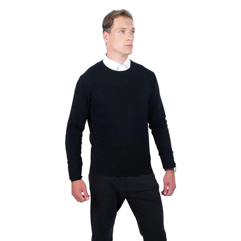 Classic Fit Round Neck Cashmere Jumper