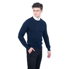 Classic Fit Round Neck Cashmere Jumper