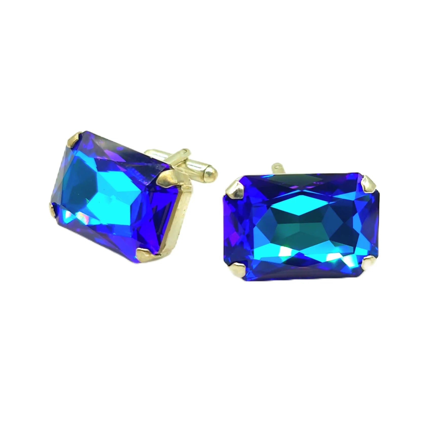 Swarovski Crystals Large Baguette Cufflinks