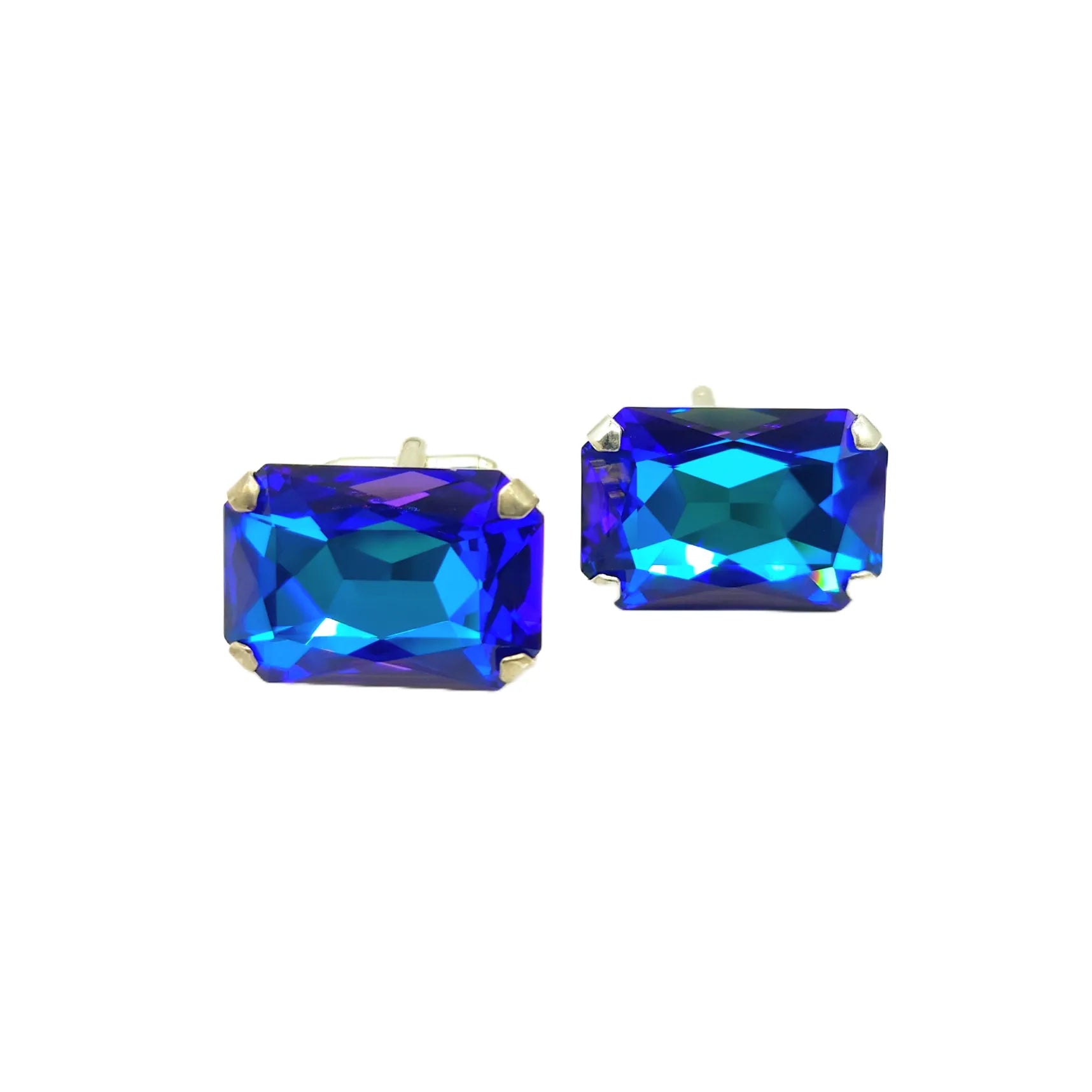 Swarovski Crystals Large Baguette Cufflinks