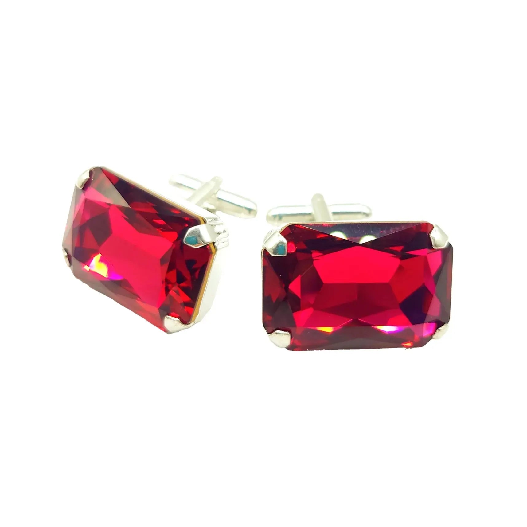 Swarovski Crystals Large Baguette Cufflinks