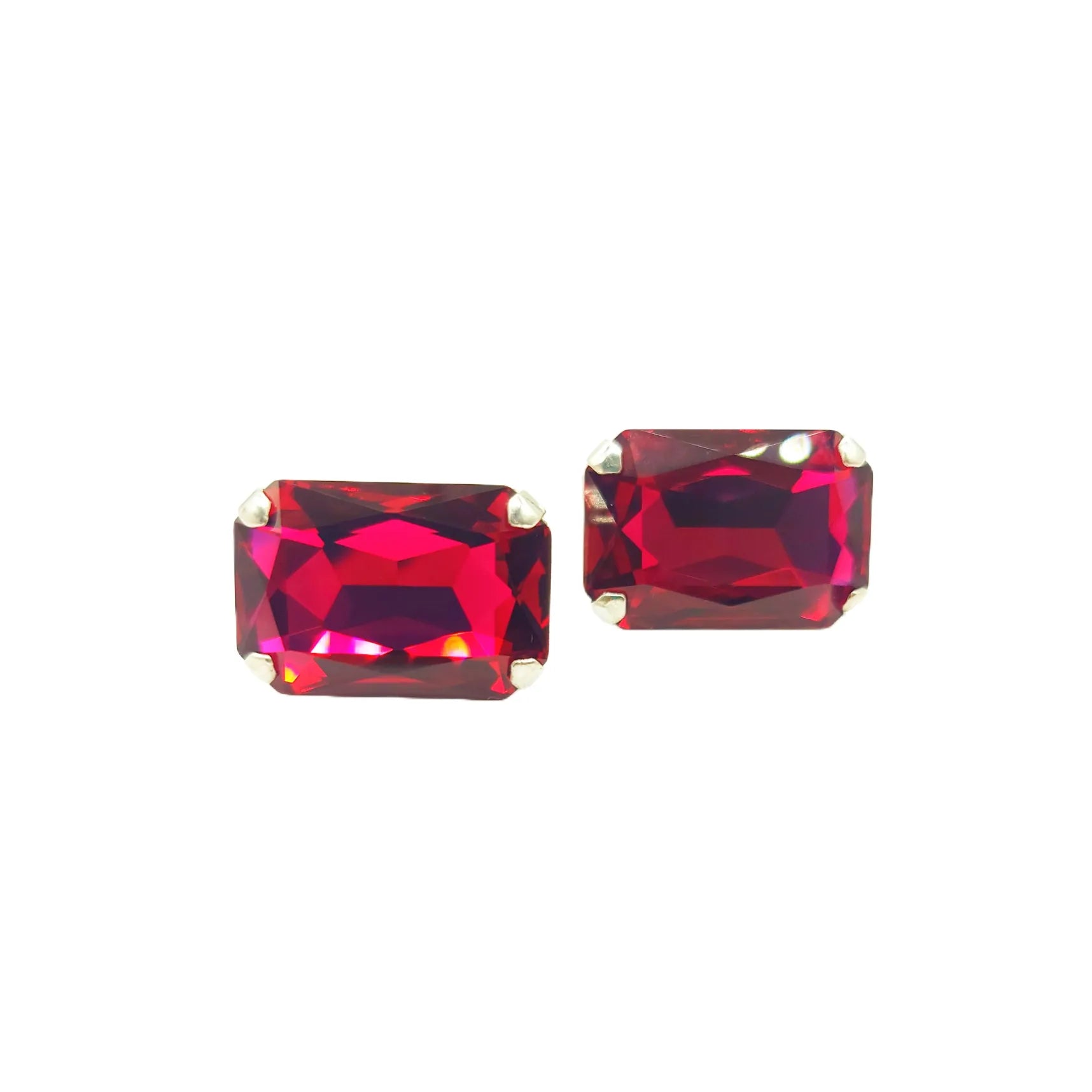 Swarovski Crystals Large Baguette Cufflinks