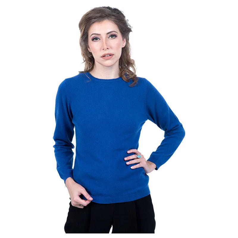 Classic Fit Round Neck Cashmere Jumper