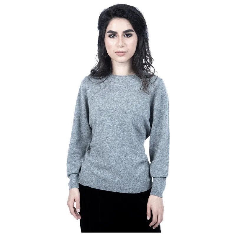 Classic Fit Round Neck Cashmere Jumper