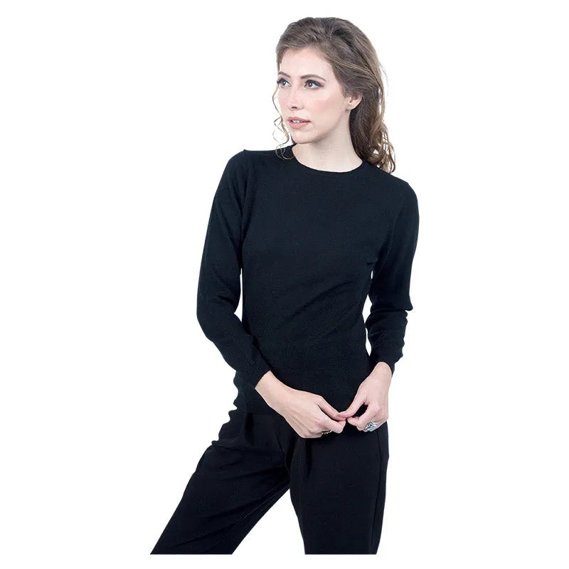 Classic Fit Round Neck Cashmere Jumper