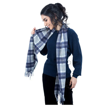 Scottish Cashmere Check Scarves - TCG London