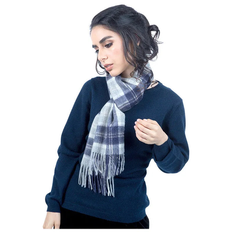 Scottish Cashmere Check Scarves - TCG London