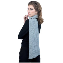 Scottish Cashmere Pointelle Knit Scarf - TCG London