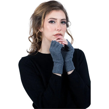 Scottish Cashmere Fingerless Gloves - TCG London