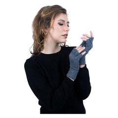 Scottish Cashmere Fingerless Gloves - TCG London