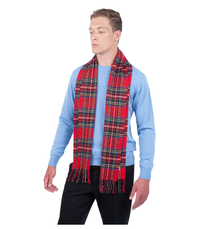 Scottish Cashmere Check Scarves - TCG London