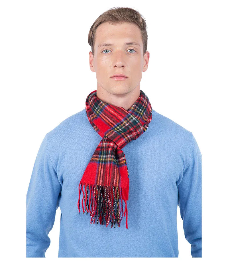 Scottish Cashmere Check Scarves - TCG London