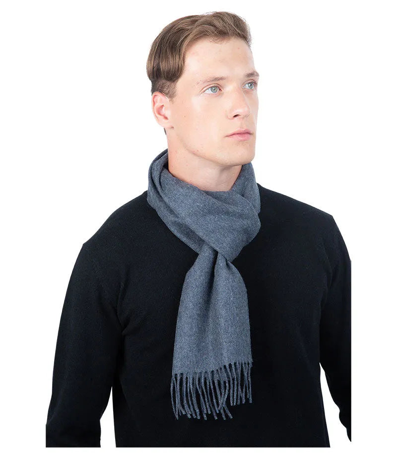 Plain Scottish Cashmere Scarves - TCG London