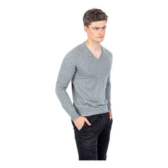 Classic Fit V-Neck Cashmere Jumper