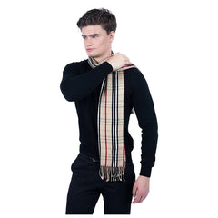 Camel Thomson Pashmina Scarf - TCG London