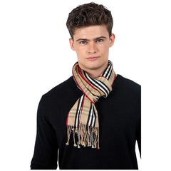 Camel Thomson Pashmina Scarf - TCG London