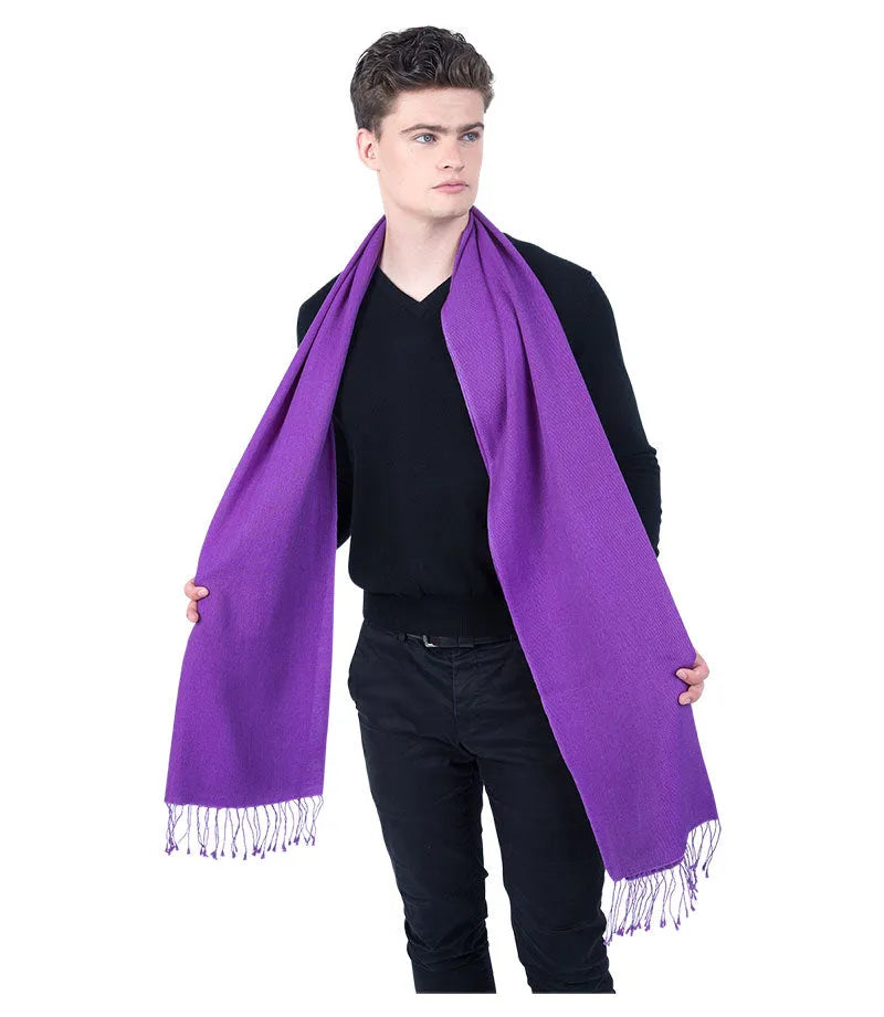 Cashmere and Silk Pashmina Scarf - TCG London