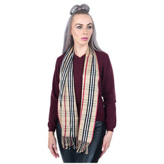 Camel Thomson Pashmina Scarf - TCG London