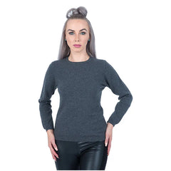 Classic Fit Round Neck Cashmere Jumper