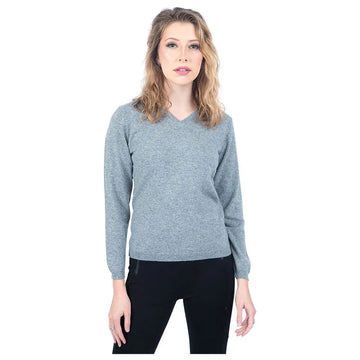 Classic Fit V-Neck Cashmere Jumper