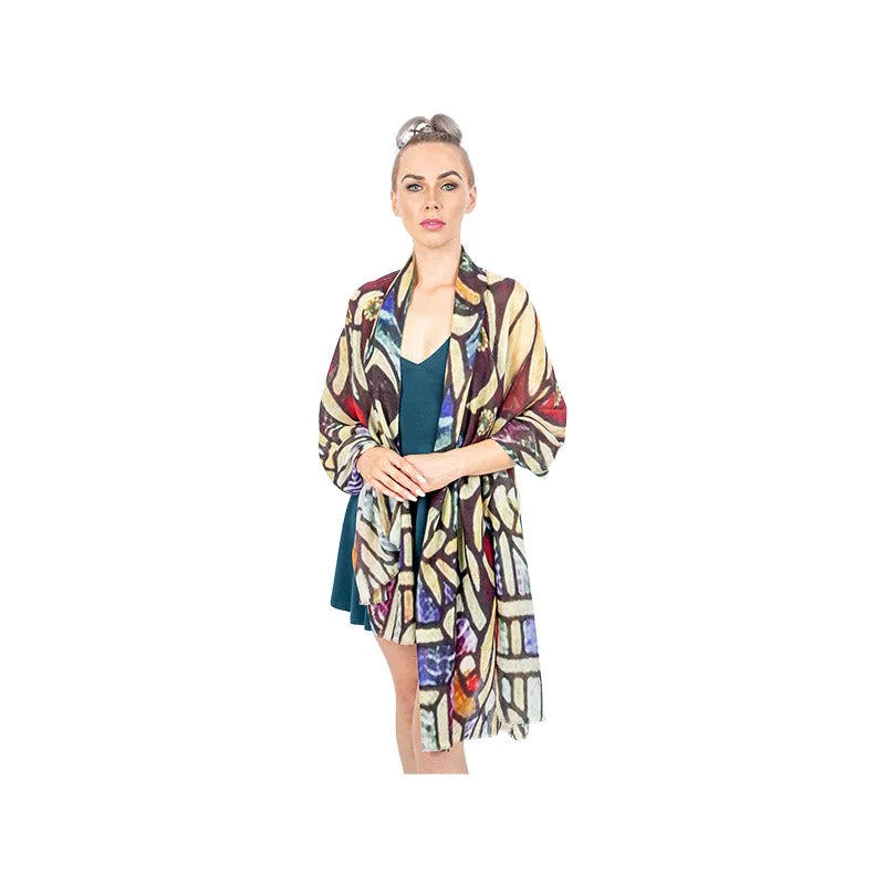 Large Printed Pashmina Stole - TCG London