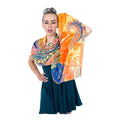 Luxury Printed Pashmina Stole - TCG London