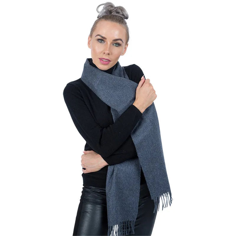 Plain Scottish Cashmere Scarves