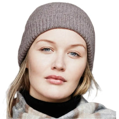 Scottish Cashmere Ribbed Beanies - TCG London