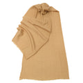 Cream  pashmina wool shawl