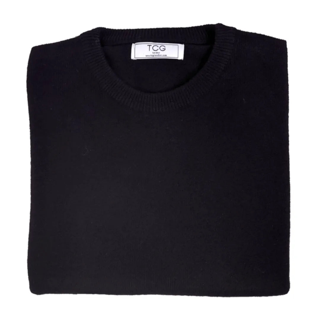 Relaxed Fit Cashmere Round Neck Jumper