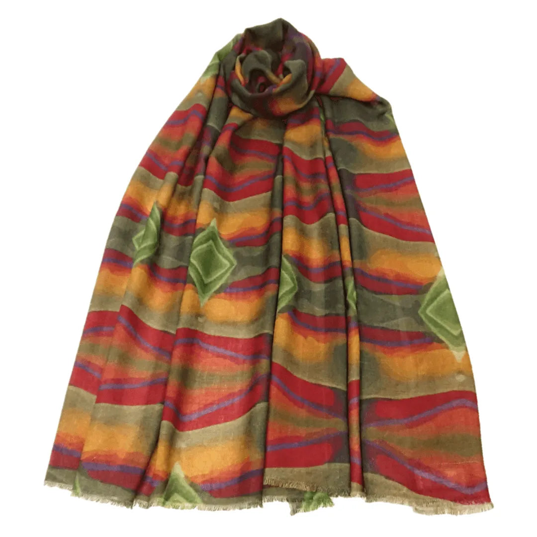 Pashmina Cashmere Printed Large Shawl